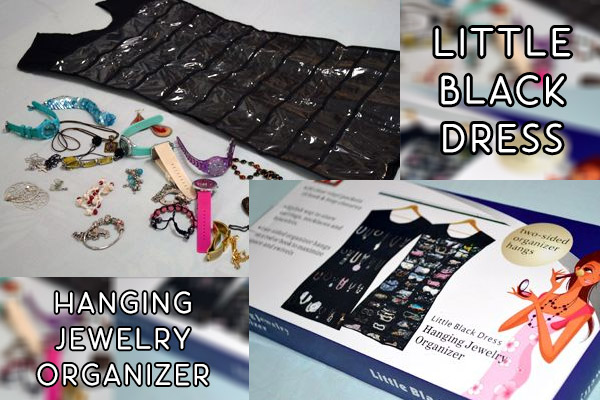 Little Black Dress Hanging Jewelry Organizer
