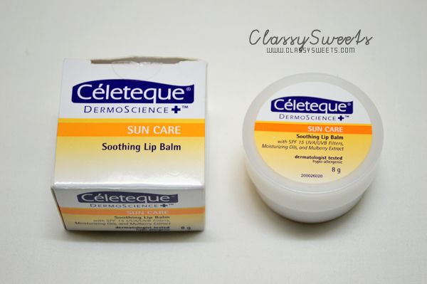 Celeteque DermoScience Sun Care Soothing Lip Balm With SPF15