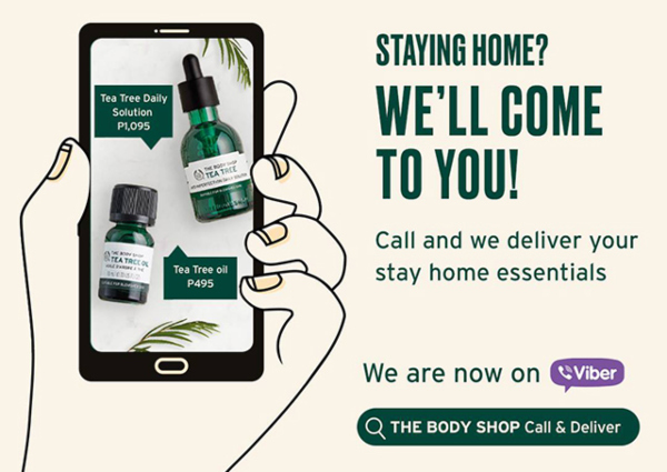 Call & Deliver With The Body Shop