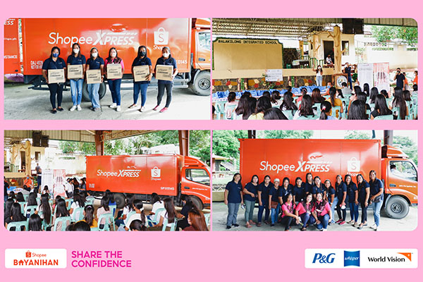 Shopee, Shopee Xpress Partner With Whisper And World Vision To Empower Young Women To #Share The Confidence