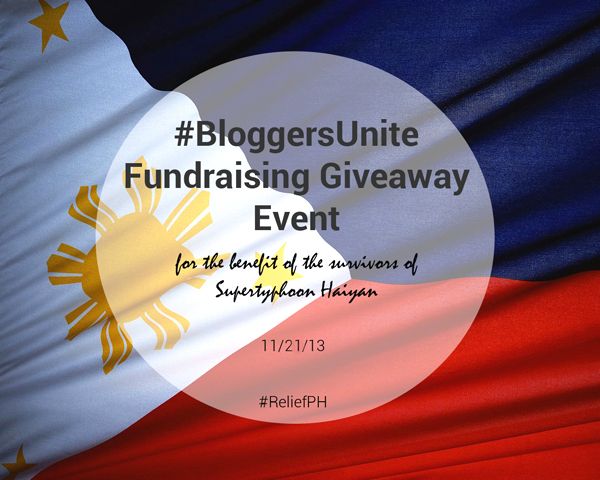 Bloggers Unite: A Fundraising Giveaway Event For The Victims Of Typhoon Haiyan
