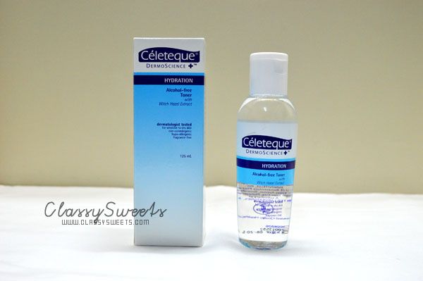 Celeteque DermoScience Hydration Alcohol-Free Toner with witch Hazel Extract