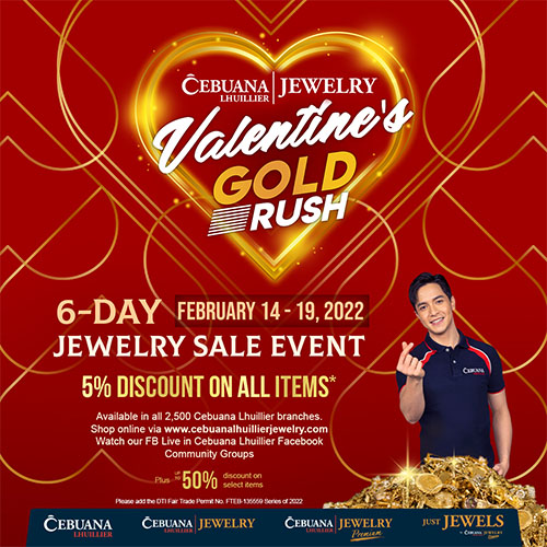 Let Love Sparkle With Cebuana Lhuillier Jewelry's Special Valentine Sale