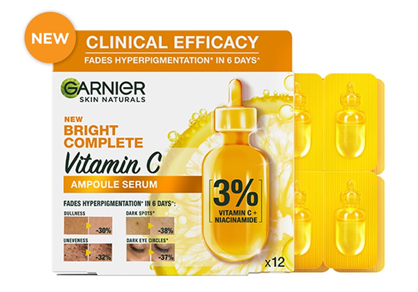 Garnier Bright Complete Vitamin C Ampoule Serum with Niacinamide