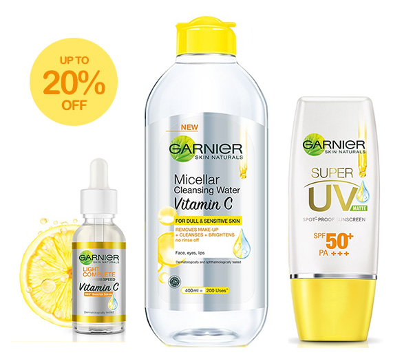 Garnier Vitamin C Products On Sale At Shopee Beauty