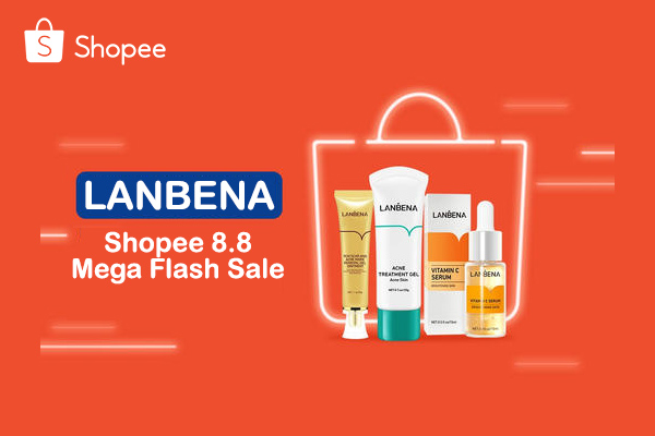Up Your Skincare Game With These Lanbena Essentials On Shopee's 8.8 Mega Flash Sale!