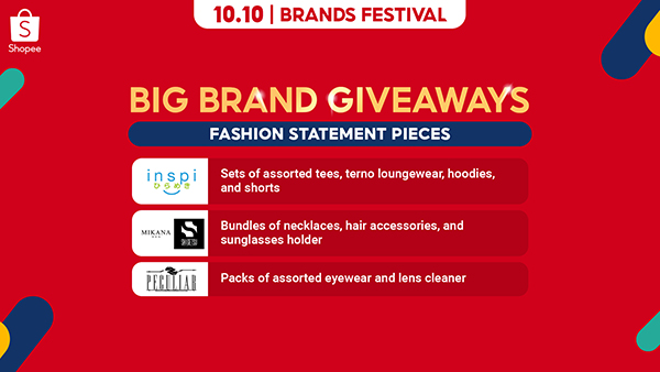 Win Big Giveaways From Your Favorite Brands At Shopee’s 10.10 Brands Festival