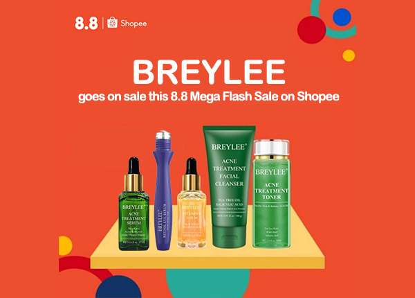 On The Hunt For Affordable Skincare Products? Breylee Goes On Sale This 8.8 Mega Flash Sale On Shopee!