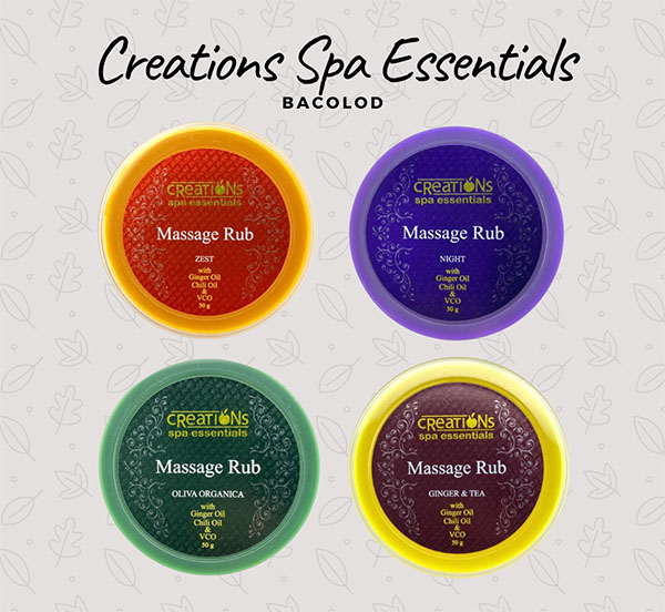 Massage Rubs By Creations Spa Essentials Bacolod