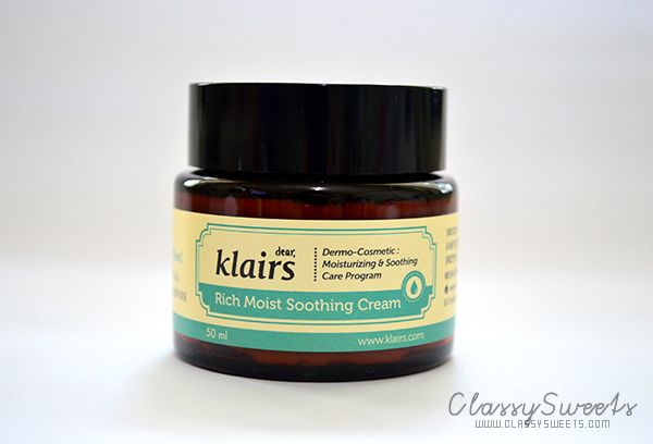 Klairs Rich Moist Soothing Cream