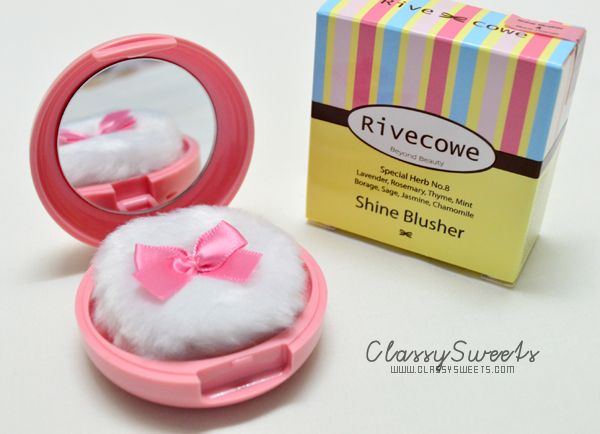 Rivecowe Shine Blusher In Shine Orange