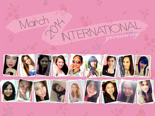 March 2014 International Giveaway