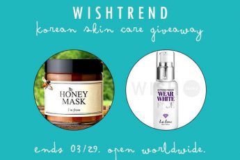 Wishtrend Korean Skin Care Giveaway