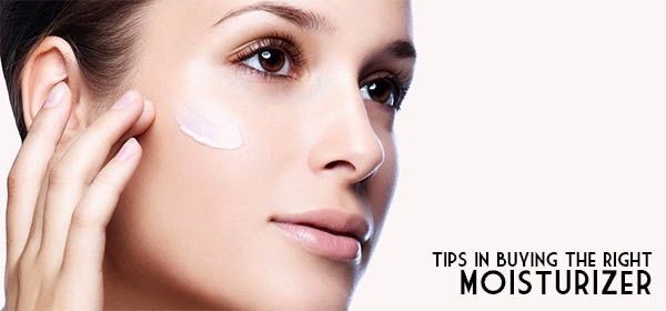 Tips In Buying The Right Moisturizer