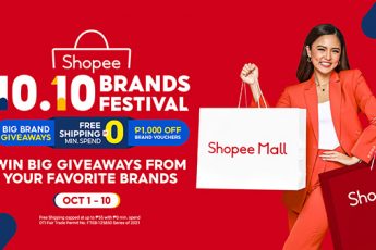 Win Big Giveaways From Your Favorite Brands At Shopee’s 10.10 Brands Festival