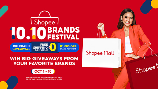 Win Big Giveaways From Your Favorite Brands At Shopee’s 10.10 Brands Festival
